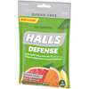 Halls Halls Sugar Free Defense Assorted Citrus Cough Drops 25 Count, PK48 63260